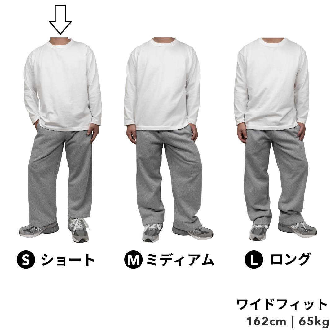 BULL パンツ:ワイド/ 丈ショート / ブラック