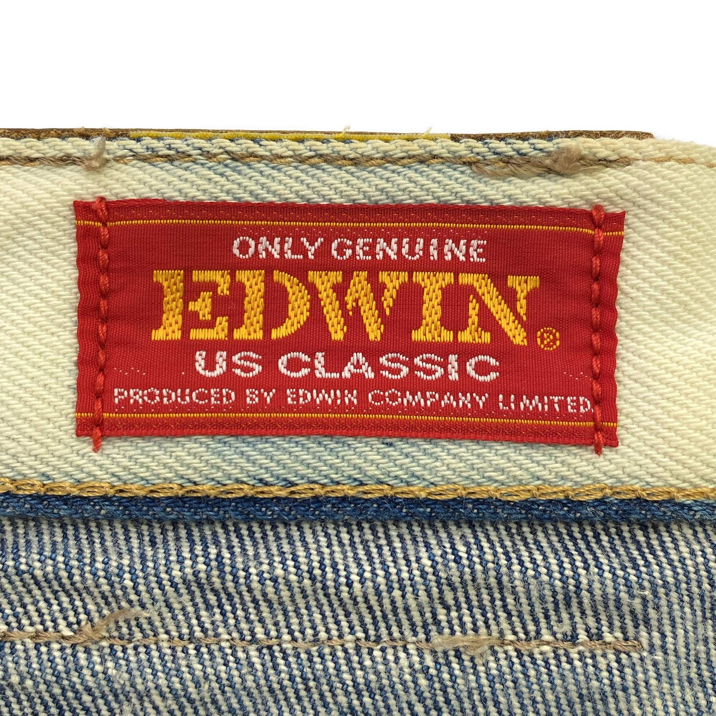 EDWIN US CLASSIC 切り替えウエスト Made in Japan デニムパンツ