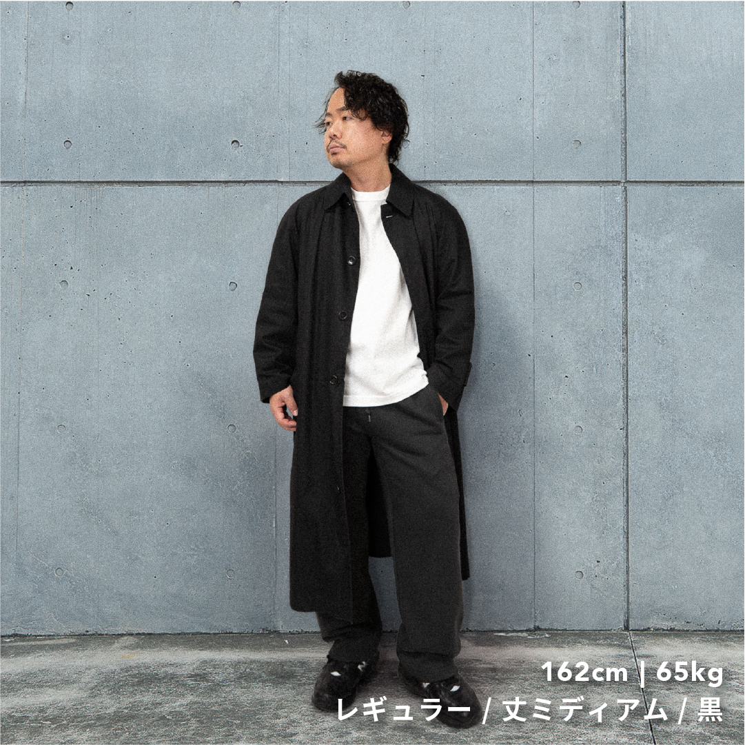 BULL パンツ：レギュラー / 丈ロング/ ブラック