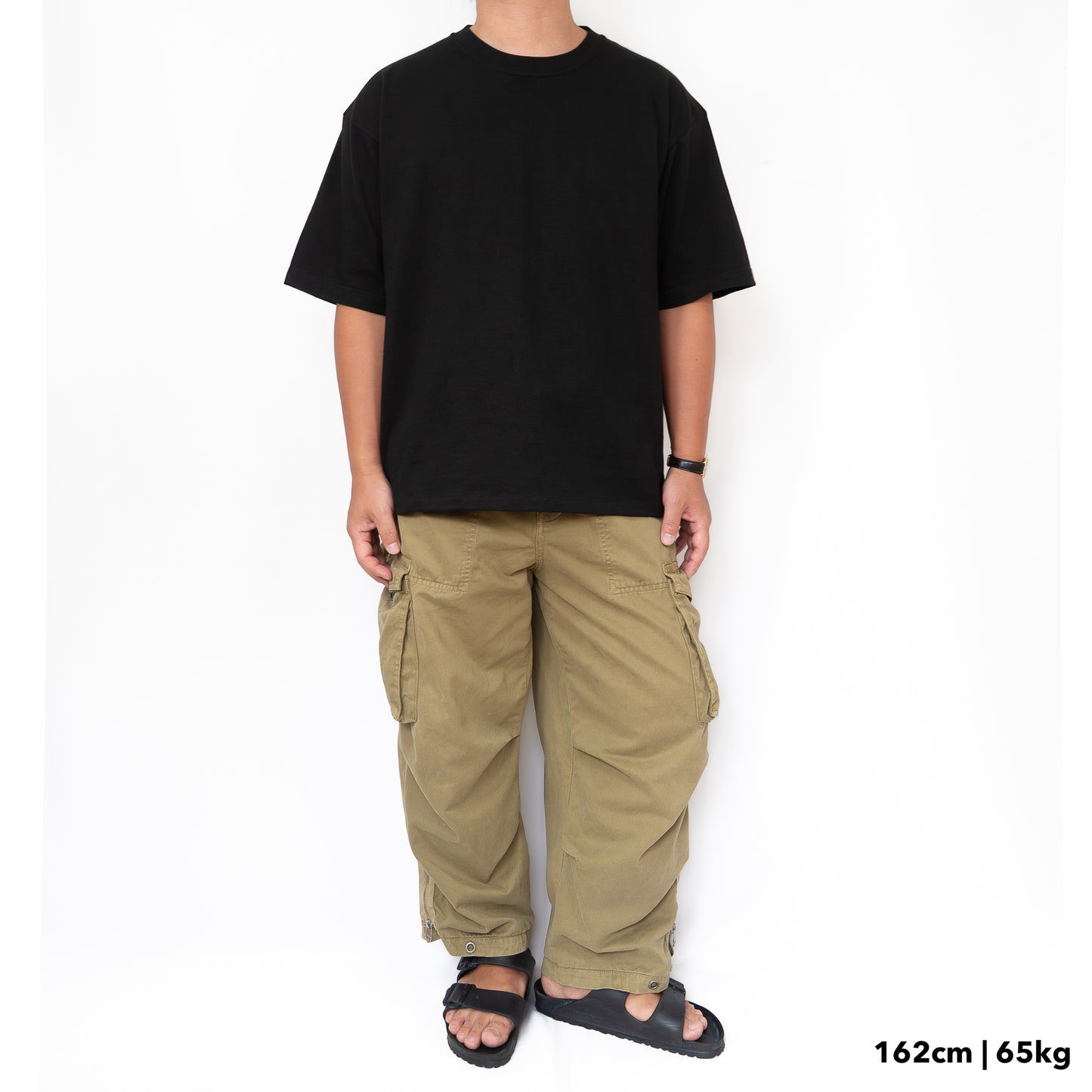 BULL Tシャツ：ワイド / 黒