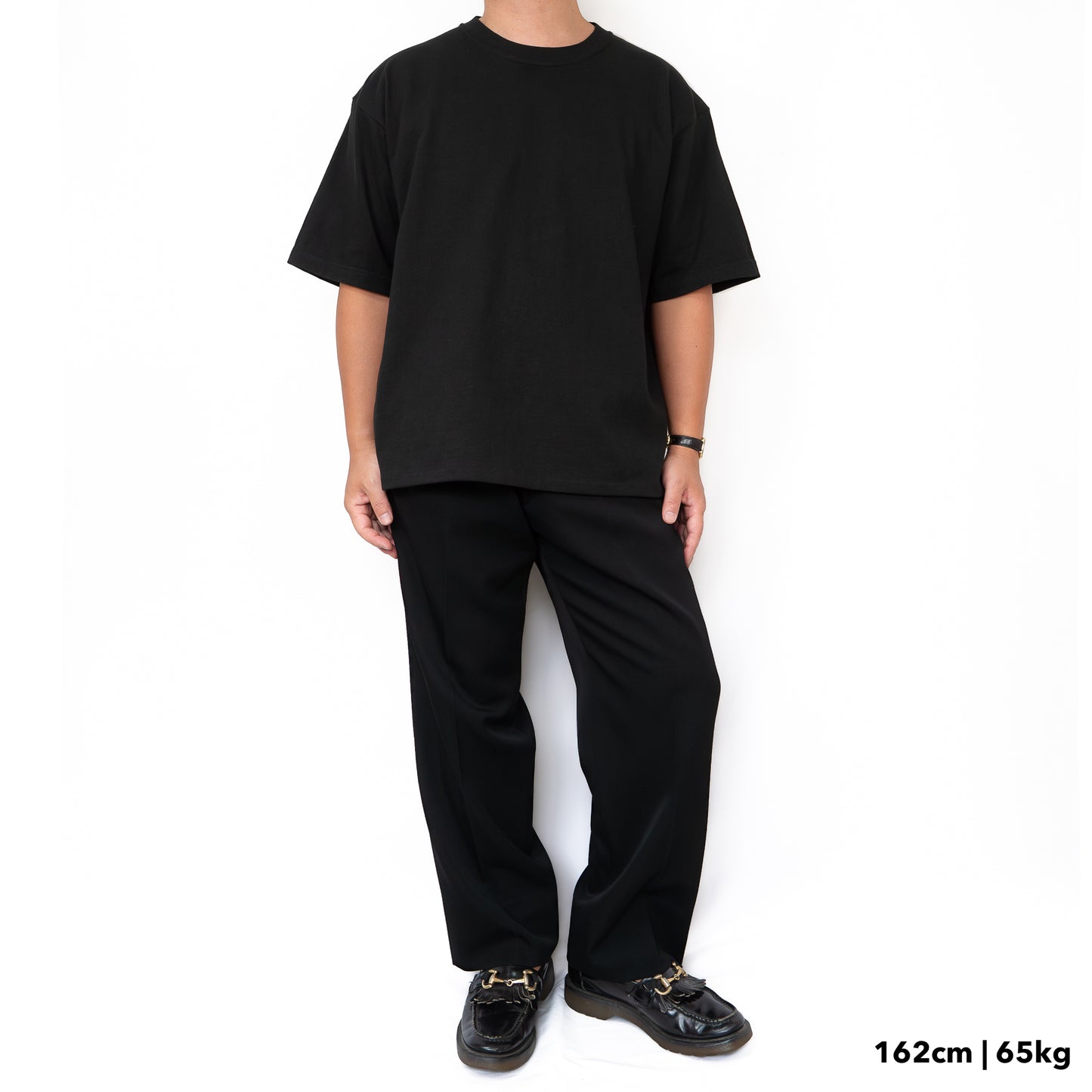 BULL Tシャツ：ワイド / 黒