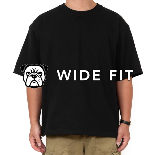 BULL Tシャツ：ワイド / 黒