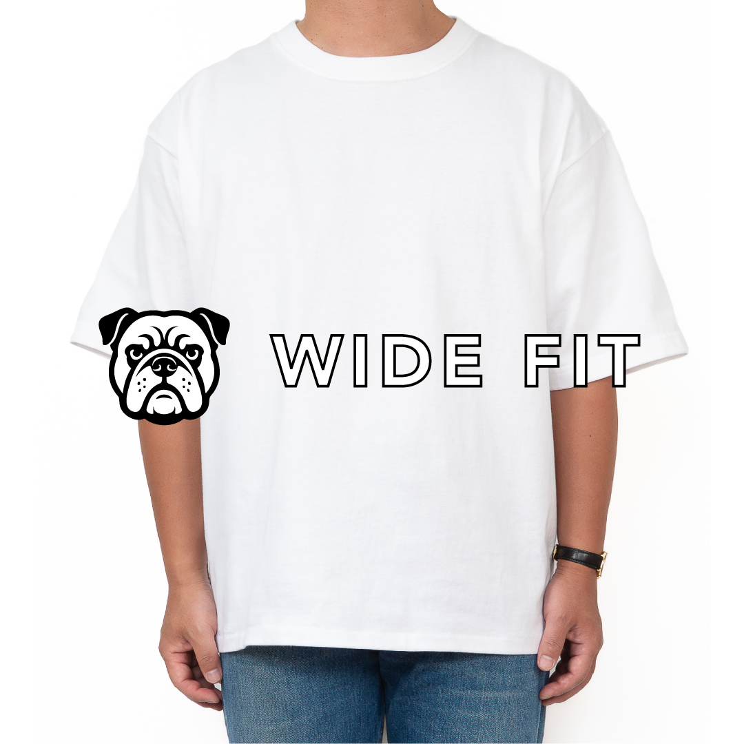 BULL Tシャツ：ワイド / 白