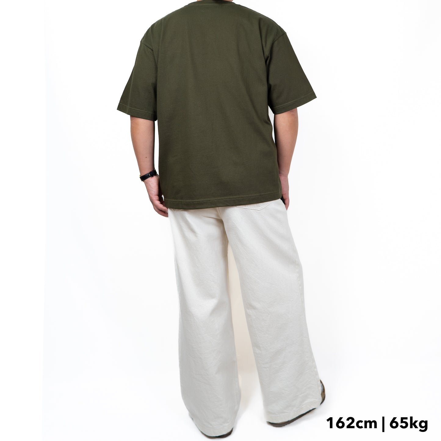 BULL Tシャツ：ワイド / オリーブカーキ