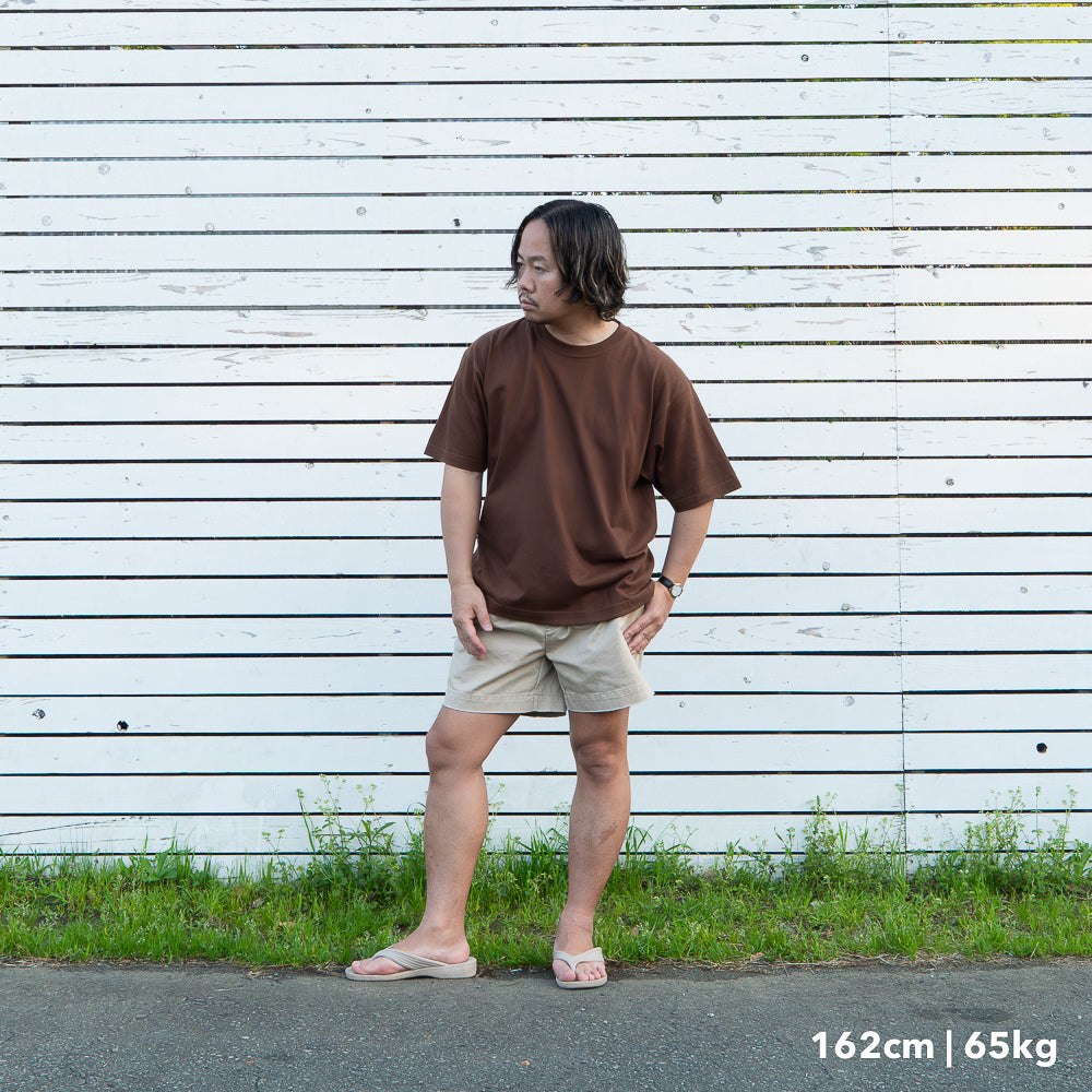 BULL Tシャツ：ワイド / モカブラウン