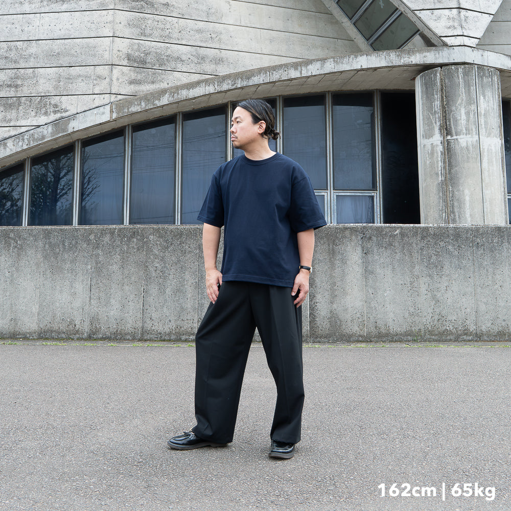BULL Tシャツ：ワイド / ネイビー