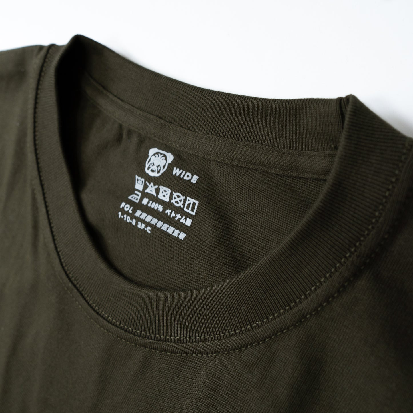 BULL Tシャツ：ワイド / オリーブカーキ