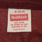 90s Healthknit MADE IN USA バーガンディ ラグランTシャツ